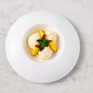 Персикове морозиво з маскарпоне (3 кульки)